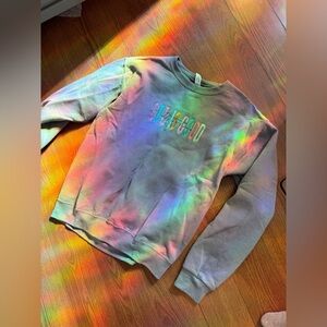 God is good embroidered crewneck sweatshirt